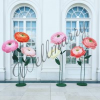 Ростовой цветок из бумаги "Ранункулюс" (цвет любой по договоренности)